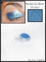 SOMBRA COM GLITTER 3D AZUL