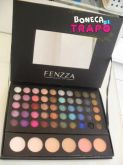 ESTOJO FENZZA 50 SOMBRAS 3D, 2 BLUSHES E 4 PÓ COMPACTO